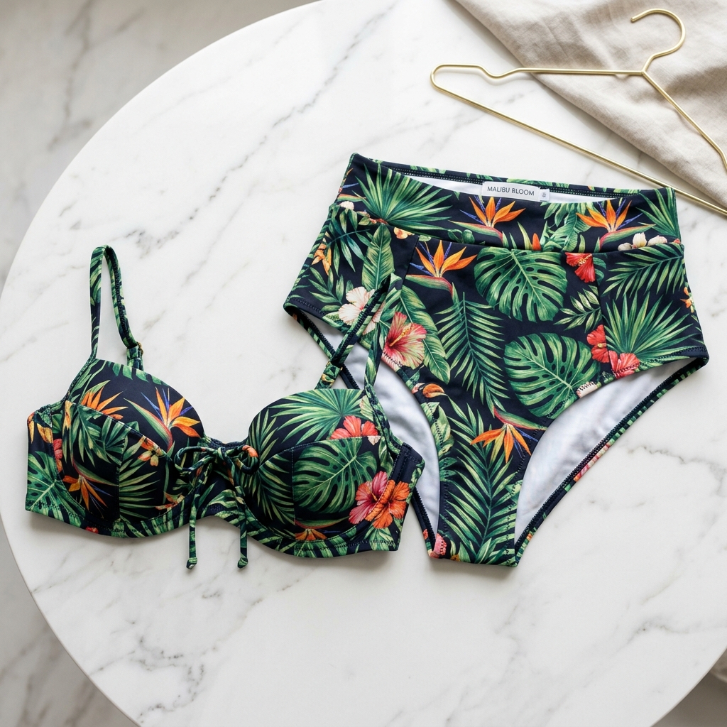 Sol Tropical High-Waist Bottom